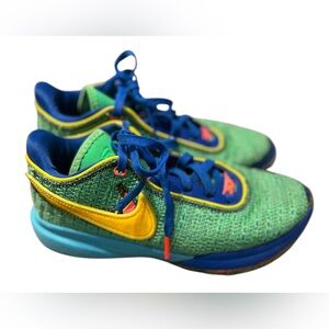🤩 Nike Lebron Pink Diamond Est 2003 Collection Green Blue Yellow Youth Size 7